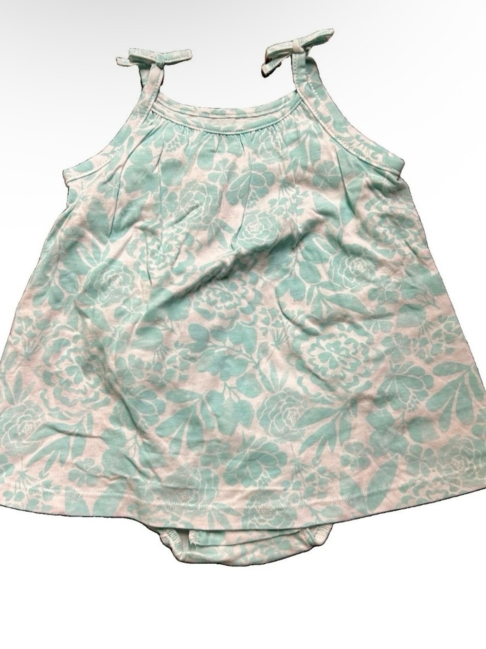 Baby Girl Summer Bodysuit Dresses Floral Tank Tops Size 3-6 Months - Picture 2 of 5